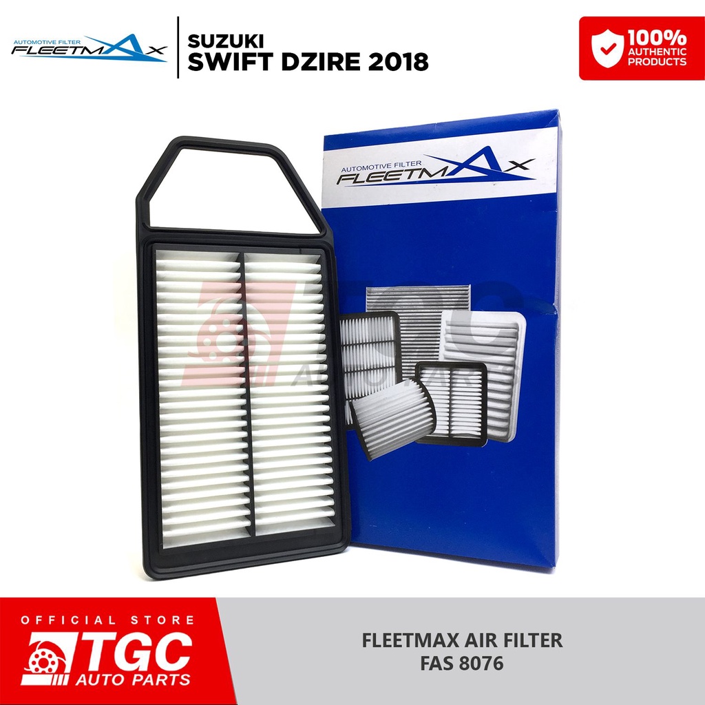 Fleetmax Air Filter for Suzuki Swift 1.2 Dzire 2018 2022 FAS 8076
