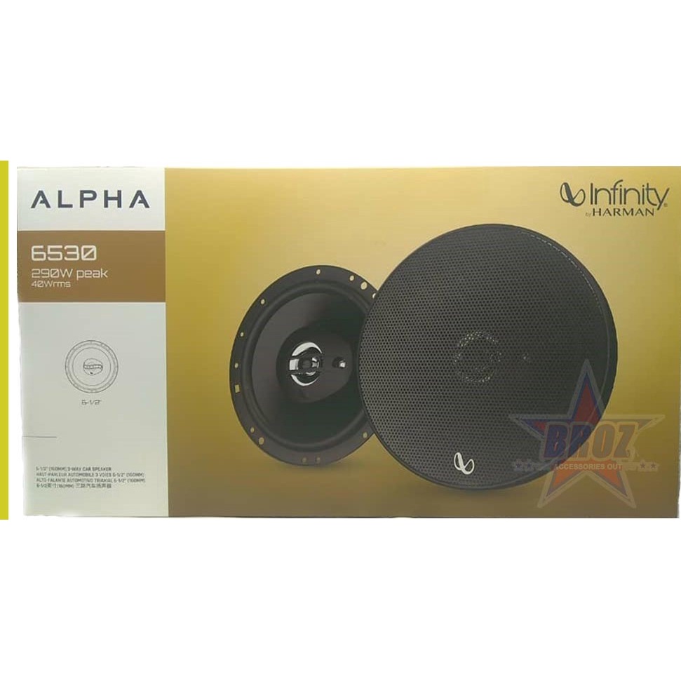INFINITY ALPHA6530 COAXIAL 3-WAY SPEAKER | Shopee Philippines