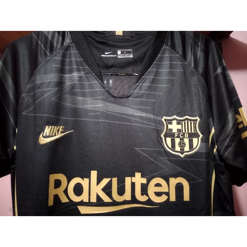 Kin Black Colour Rakuten Logo Branded Lycra Cotton Football Jersey 110 –  Luxury D'Allure