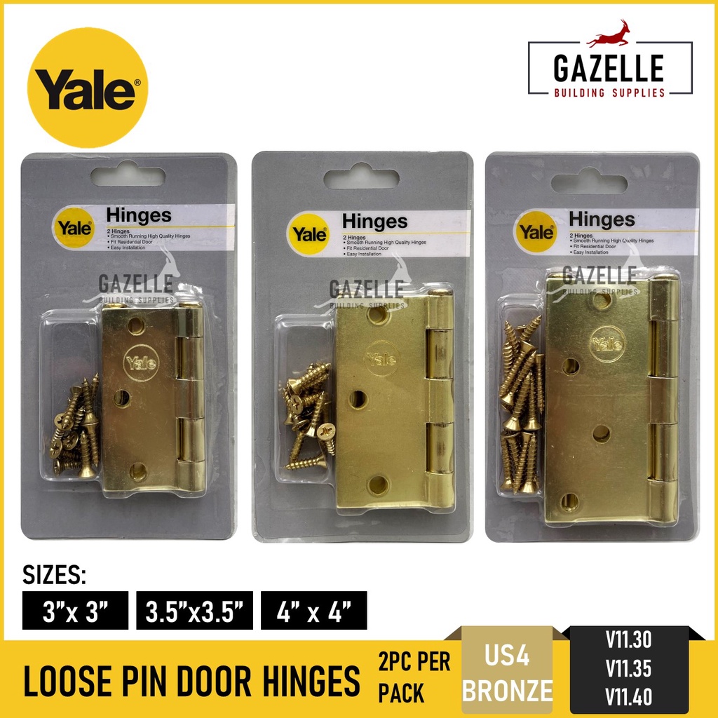 Yale Door Loose Pin Hinges Door Hinges Stainless Steel Heavy Duty - V11 ...