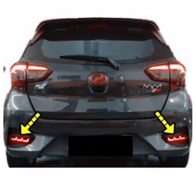 Perodua Myvi Rear Bumper Reflector And Light ( 3 Functions ) | Shopee ...