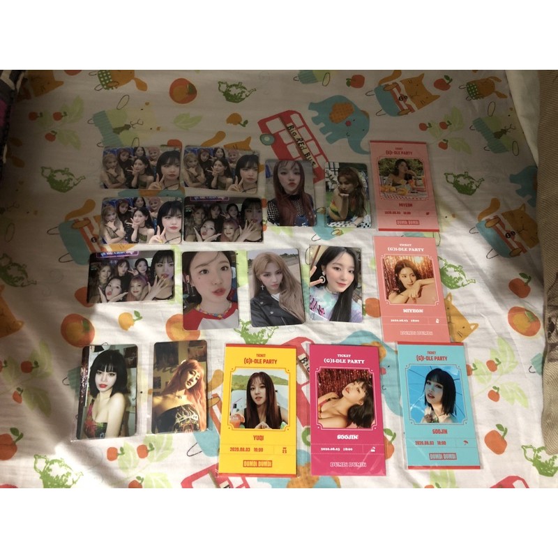 G-idle dumdi dumdi invitation & photocard(onhand) | Shopee Philippines