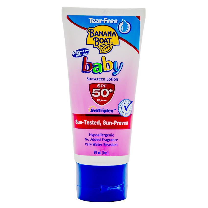 Banana Boat Baby Sunscreen Lotion SPF 50 90ml (Buy 1, take 1) Shopee