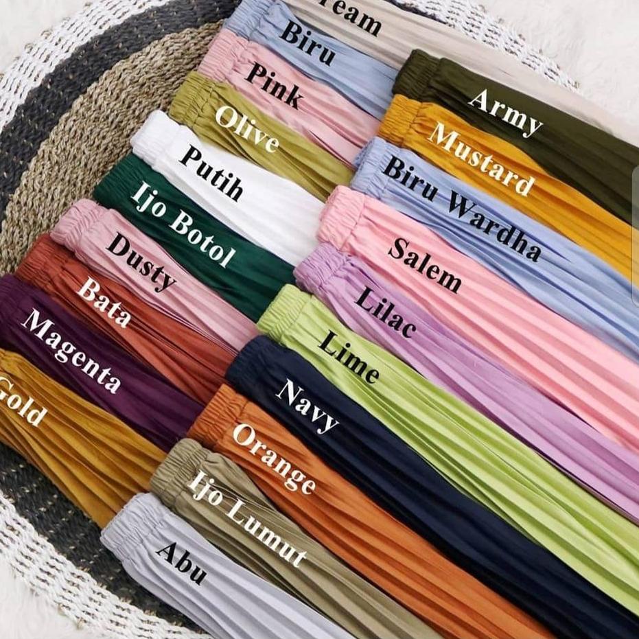 PREMIUM PLISKET SKIRT || MUSLIM LONG SKIRT || HYGET MATERIAL MAYUNG ...