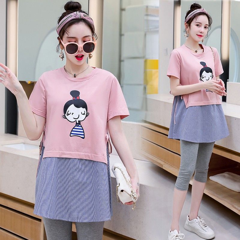 Ready Stock Maternity Wear Casual Mommy Top Korean Fashion