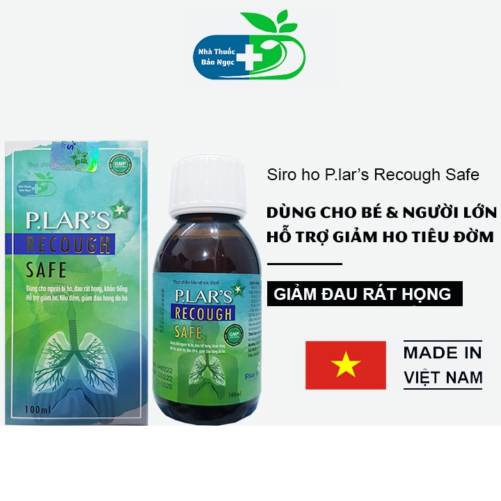 P.lar's Recough Safe Cough Syrup helps to reduce coughing, sputum ...