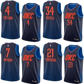 Oklahoma City Thunder Carmelo Anthony #7 Nba 2020 New Arrival Navy