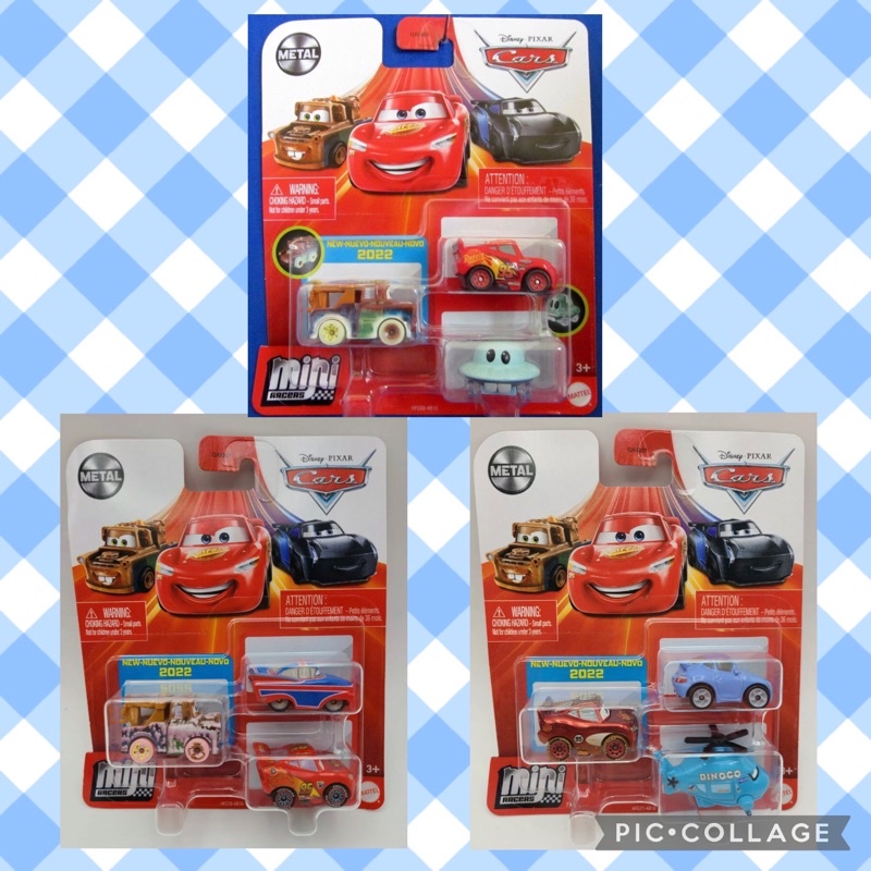 Disney Pixar Cars Mini Racers 2022 3-Pack | Shopee Philippines