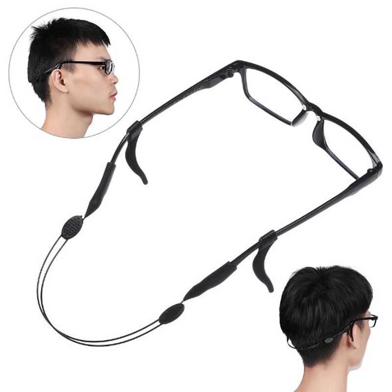 1set Scalable Silicone Sports Eyeglasses Rope String Holder Eyewear