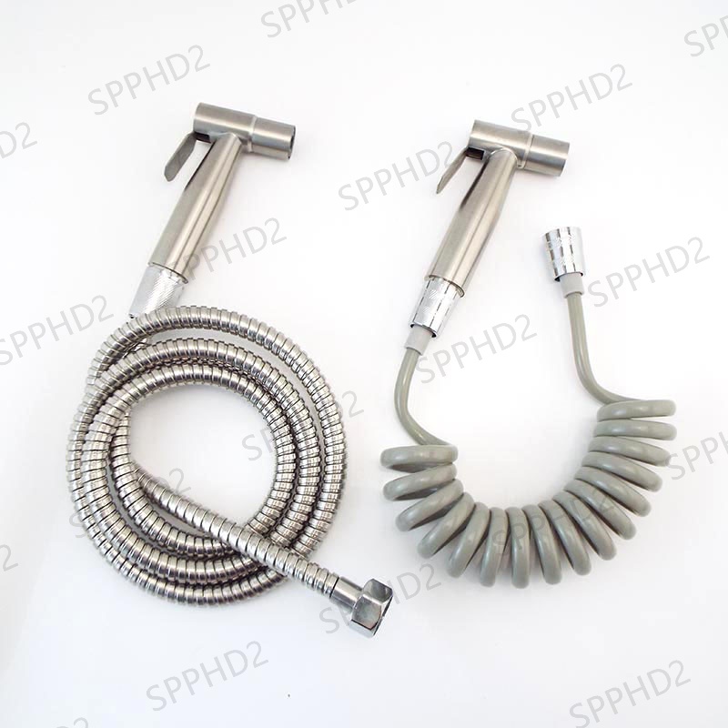 Stainless Tap Water Hose High Pressure Handheld Toilet Shower Head Wash
