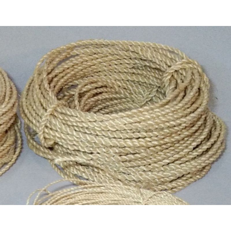 Abaca rope 1mm/1.5mm/2mm/2.5mm/3mm/4mm/5mm/6mm diameter, sold per meter ...