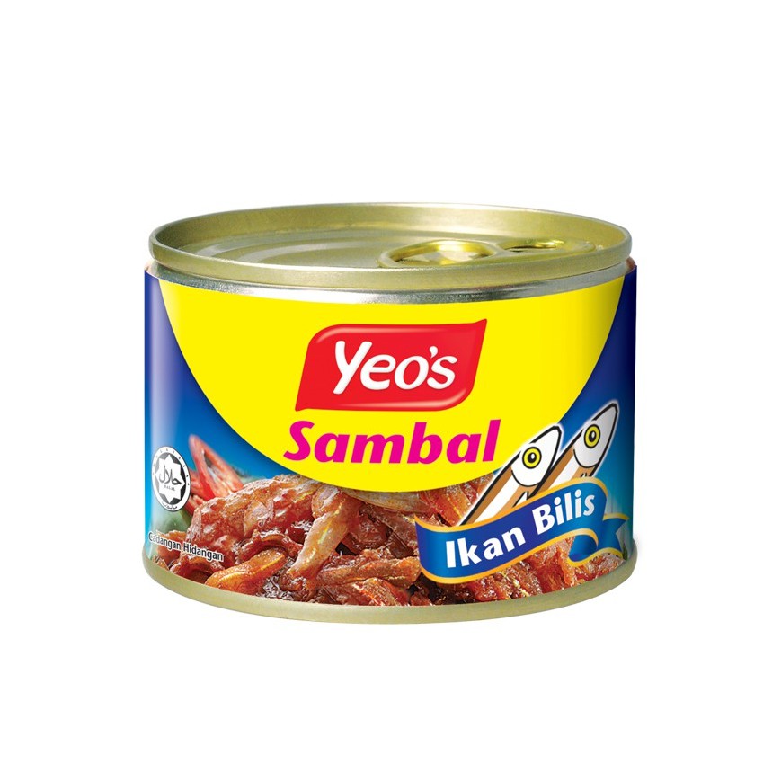 Yeo's Sambal Fish Bilis/ Yeo's Sambal Anchovies (160g) Shopee Philippines