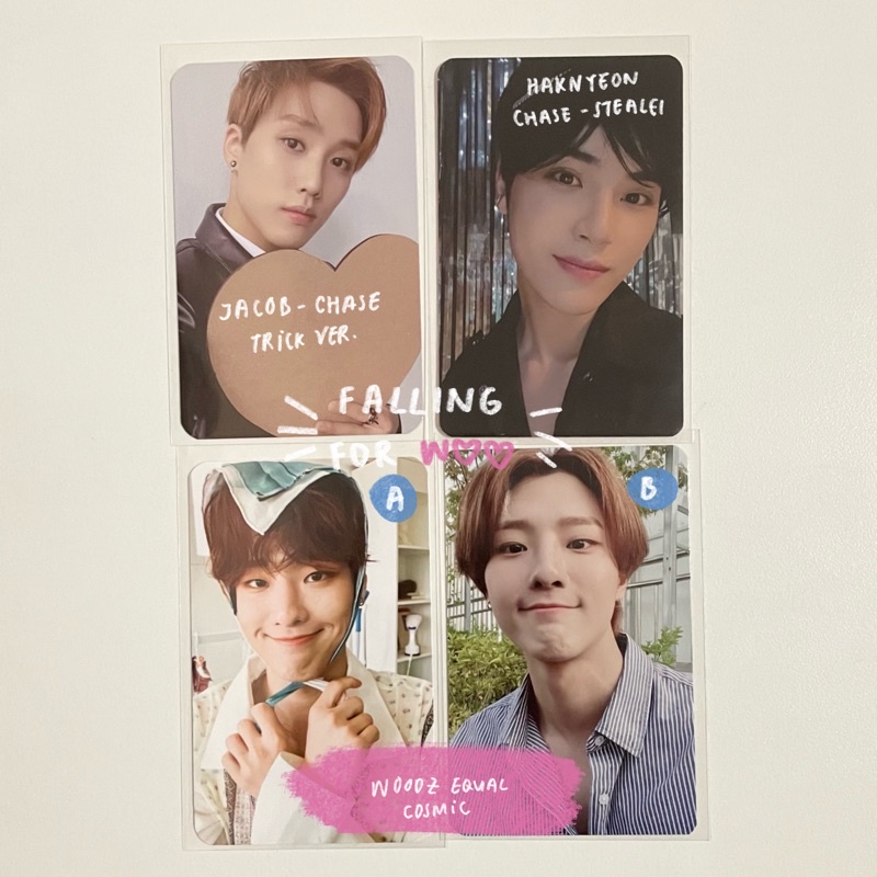 THE BOYZ & WOODZ Photocard PC | Jacob Ju Haknyeon Equal Cosmic Chase ...