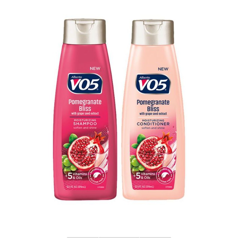 Alberto VO5 Pomegranate Bliss Shampoo and Conditioner 370ml Shopee