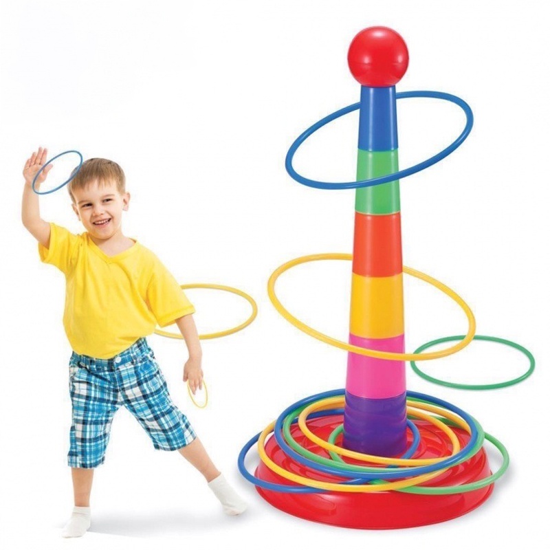 Colorful throwing circle indoor and outdoor sports toys ring circle