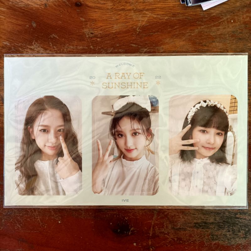 OFFICIAL IVE - 2022 WELCOME PACKAGE (A RAY OF SUNSHINE) SSQ Preorder ...