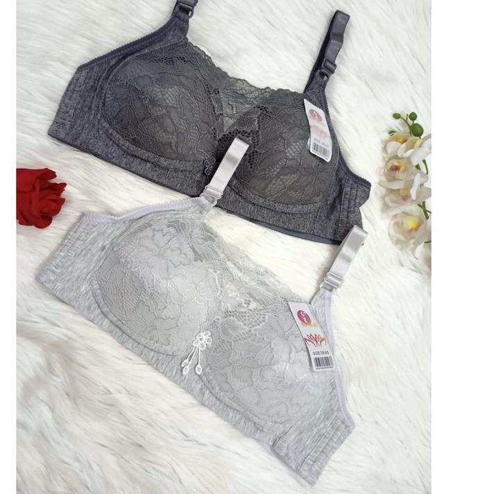 JUMBO Women's Fashion Bra Thin Foam Bra Without Wire 3 Buttons / TYZ ...