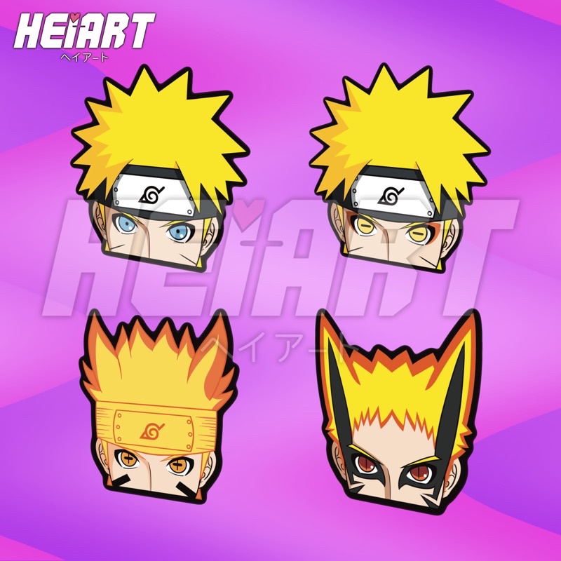 Naruto Uzumaki Naruto Vinyl Peeker Sticker Shopee Philippines