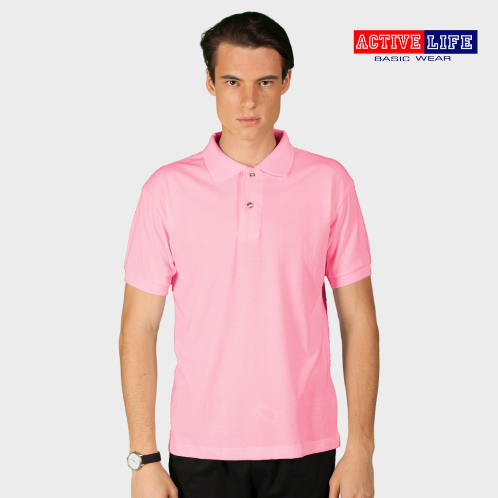 Pink poloshirt shop