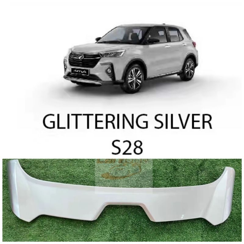 Perodua Ativa spoiler OEM Gear Up spoiler ABS with paint bodykit ...
