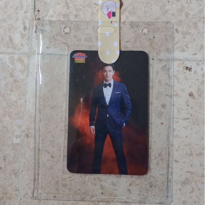 Mie Sedaap Cup Special Edition Photocard Siwon Choi Super Junior