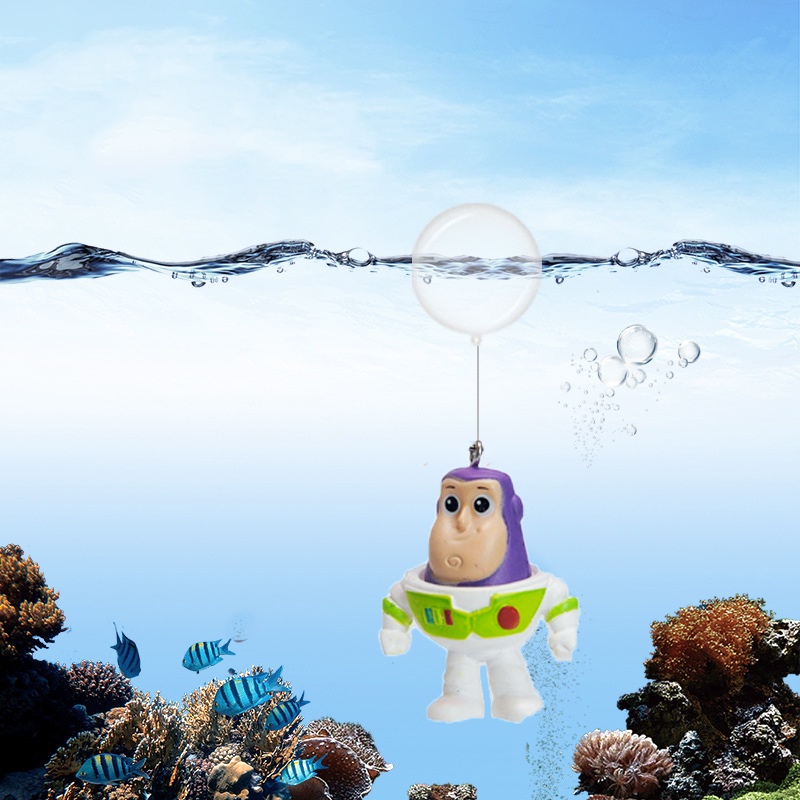 Fish Tank Decorations Toy Story Creative Cartoon Woody Buzz Lightyear Diy Landscaping Shopee Philippines