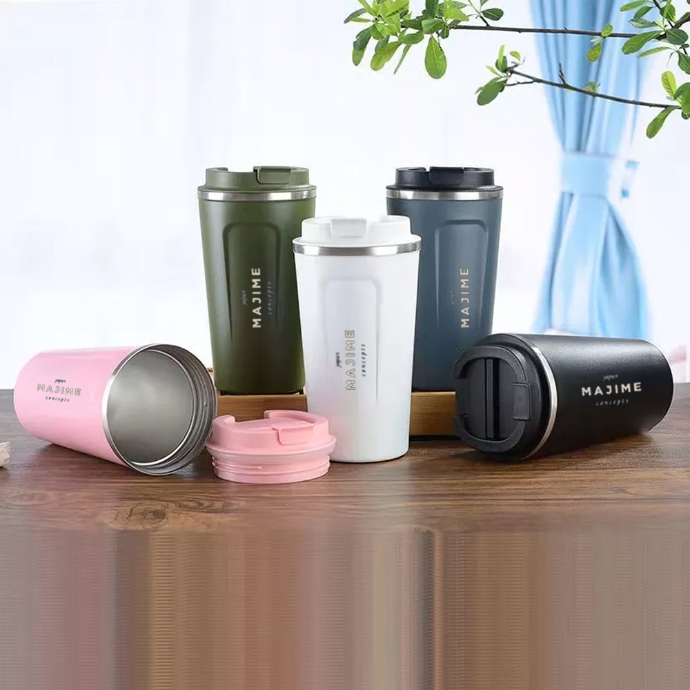 Majime Double Layered Insulated Long Lasting Hot and Cold Mugs Coffee