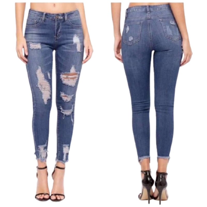 New Arrival Women's High Waist Skinny Jeans Pants