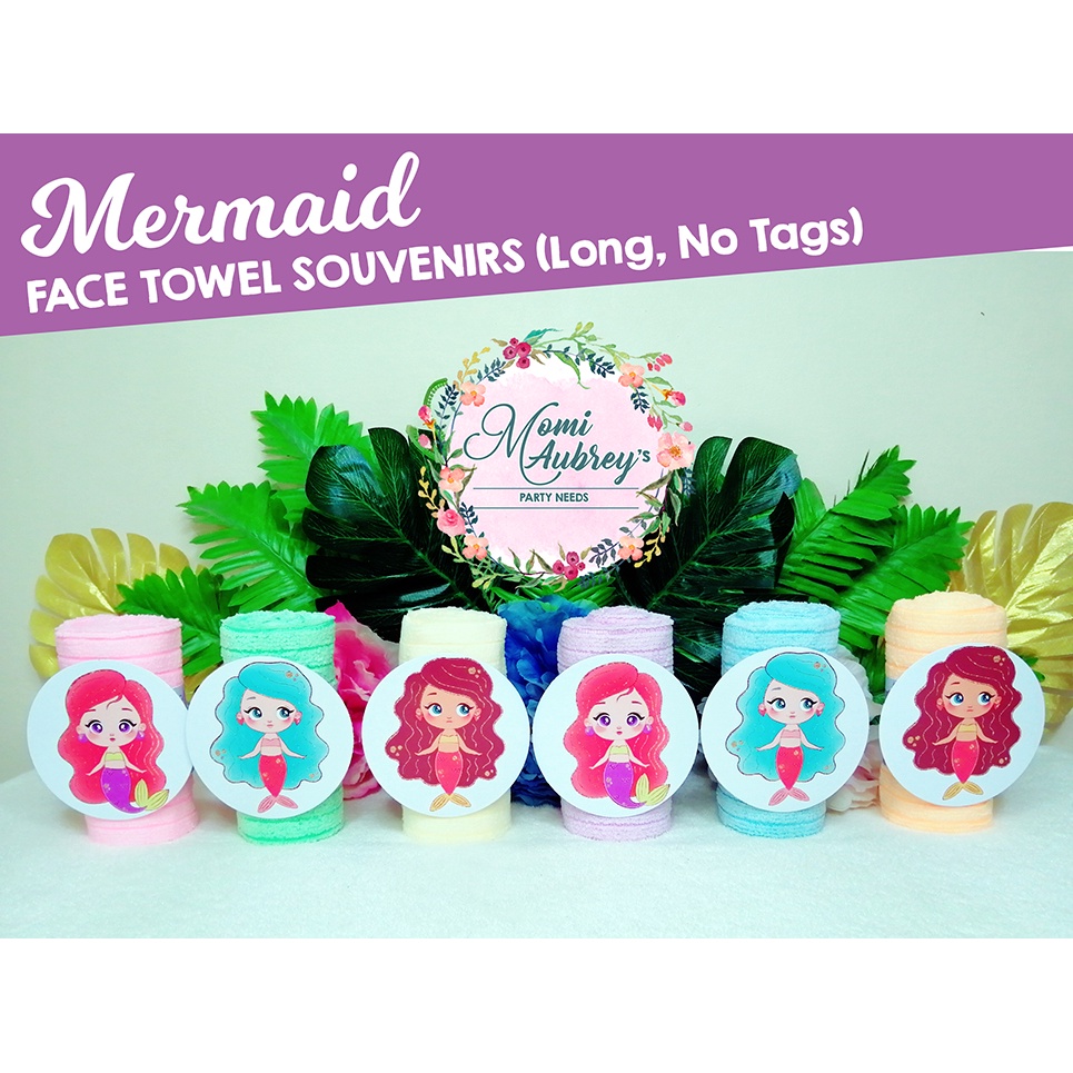 Mermaid v2 Face Towel Souvenirs / Giveaways Shopee Philippines