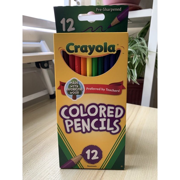 Crayola Colored Pencil Set, 12 count Shopee Philippines