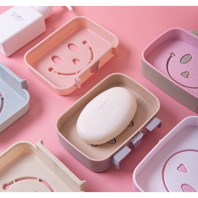 SMILEY SOAP DISH WALL MOUNTED / BATHROOM SOAP HOLDER / CUTE DESIGN SOAP ...