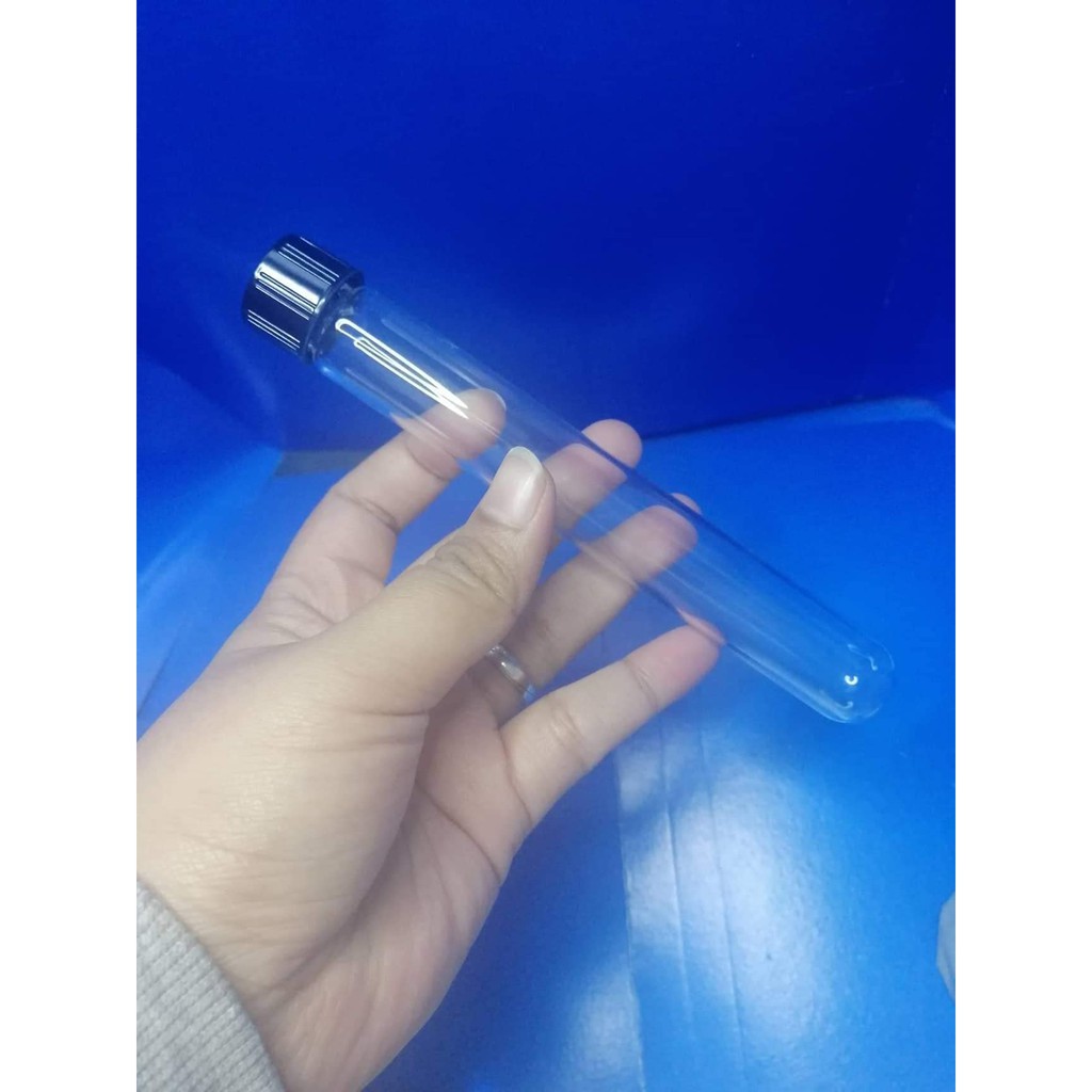 AGAP TEST TUBE GLASS WITH SCREW CAP 5PCS/ORDER Shopee Philippines