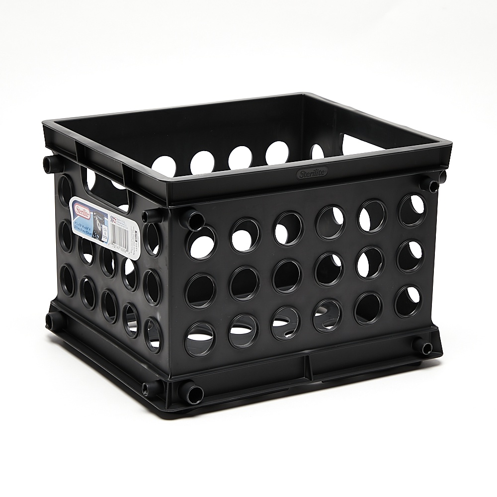 Sterilite Black Mini Crate | Shopee Philippines