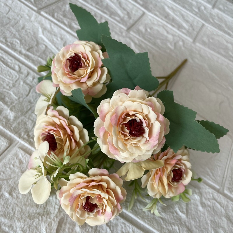 50Pcs Artificial Silk Flower Buds Bouquet Party Wall Decor Home