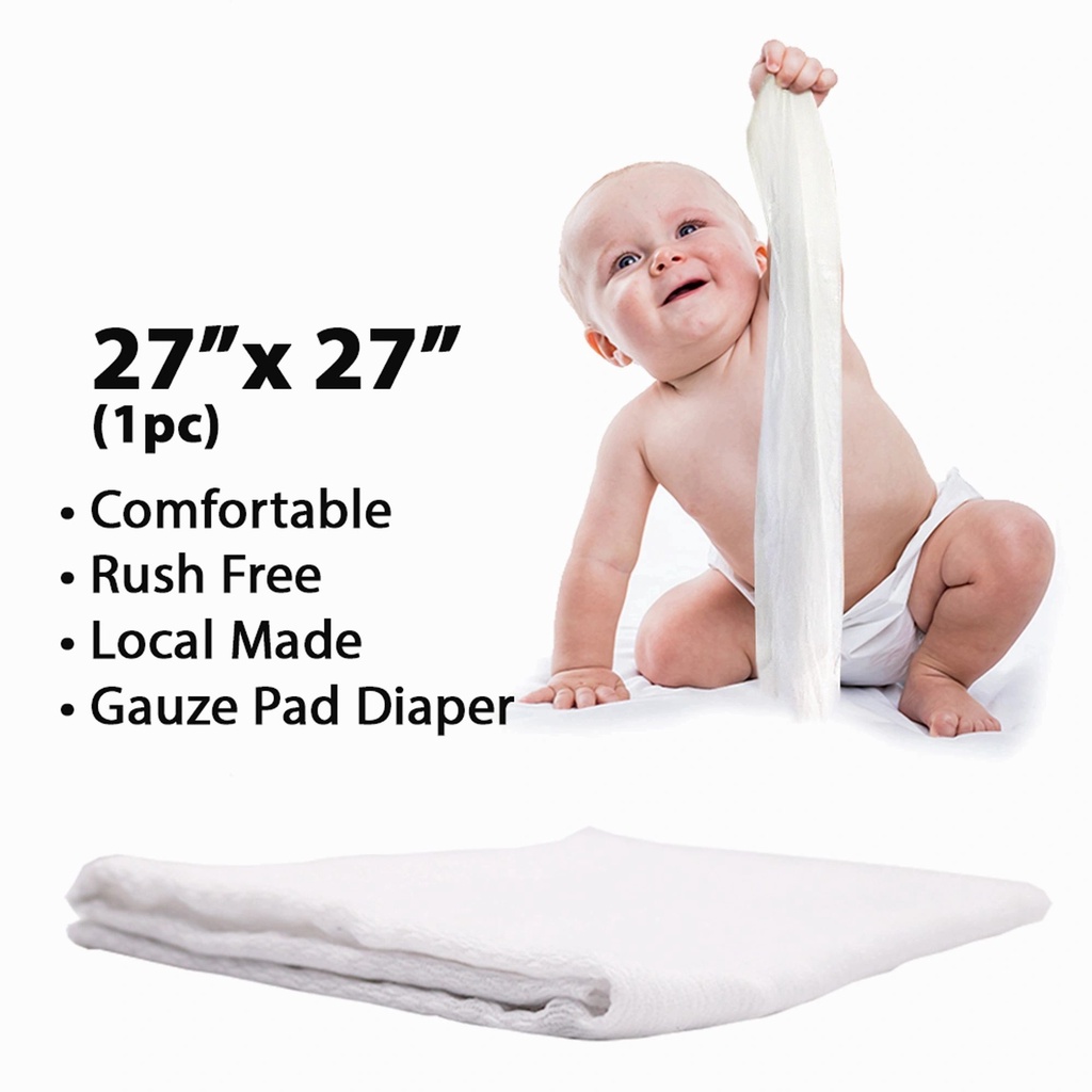 Glamour Gauze Prefolded Diaper / Lampin / Insert (1pc) Shopee