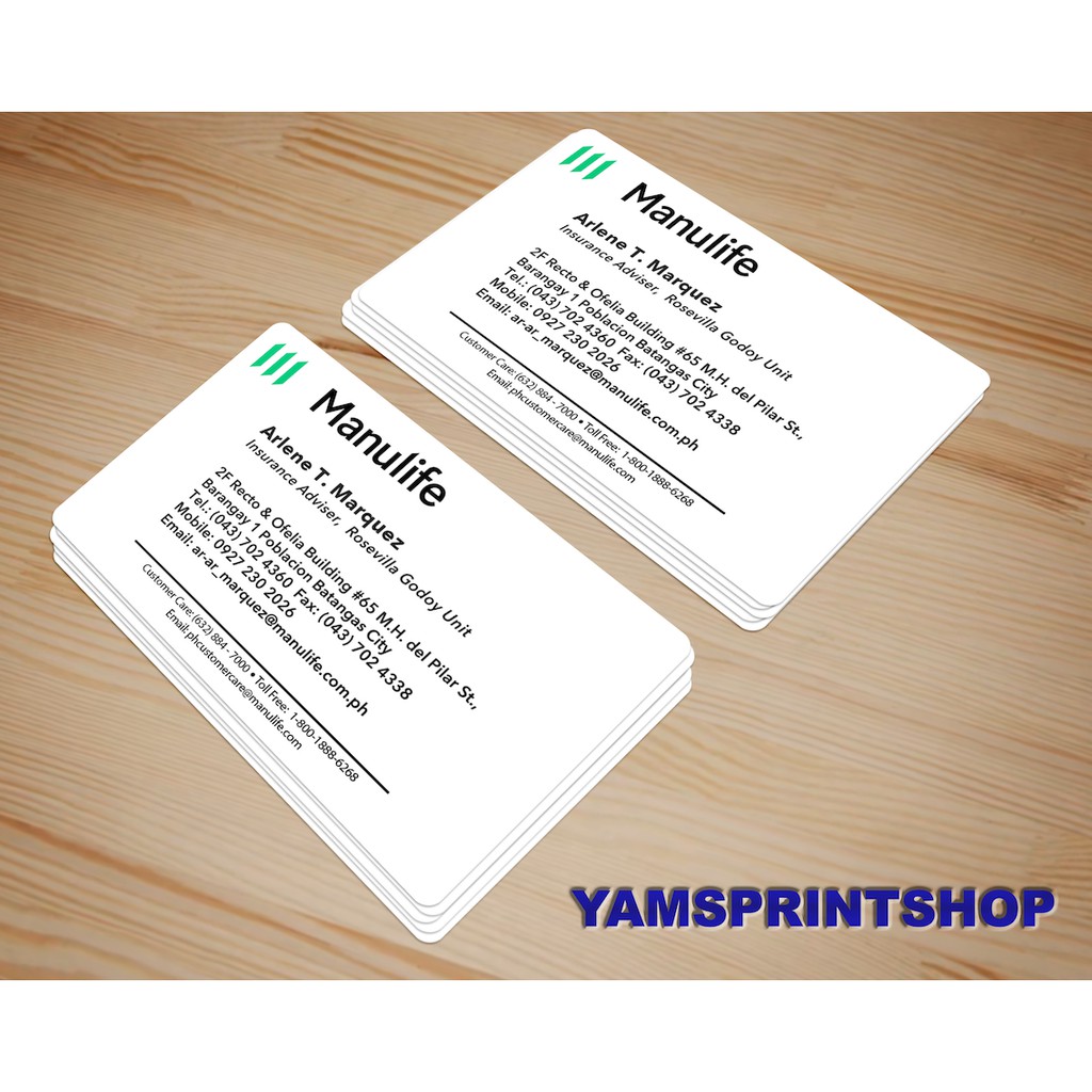 Calling Card / Business Card Shopee Philippines
