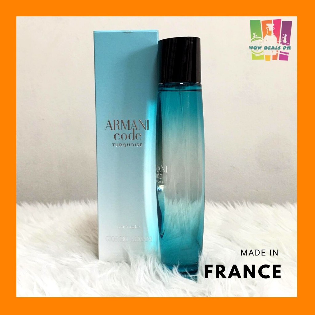 Armani Code Turquoise Perfume 75ml By G I O R G I O A R M A N I FOR WOMEN Luxury Perfume Shopee Philippines