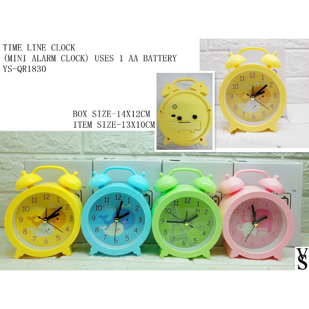 [VS] Alarm Clock Time Line Cute Design Circle and Square design (YS ...