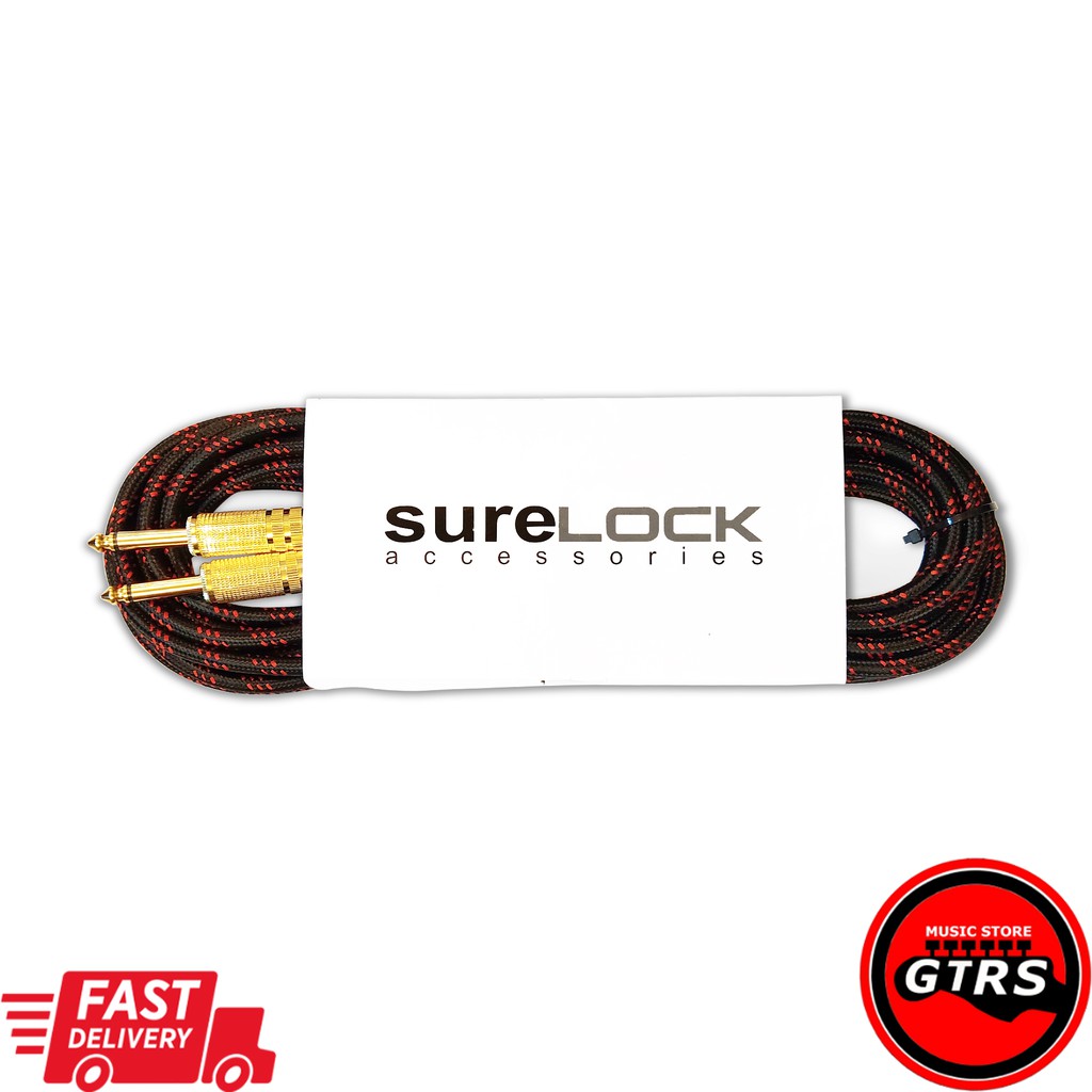 Surelock BC202 Instrument Cable 20 ft. (Black) | Shopee Philippines