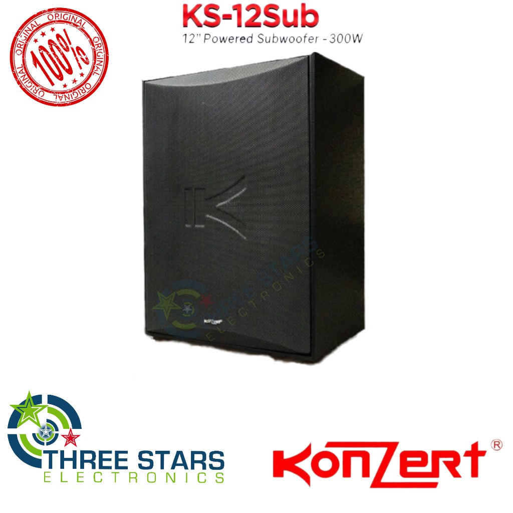 Original Konzert Ks 12sub Powered Active Subwoofer 12 300w Shopee Philippines 7887