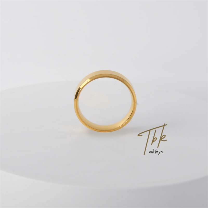 TBK 18K Gold Ring Accessories for Women Hypoallergenic 782r | Shopee ...
