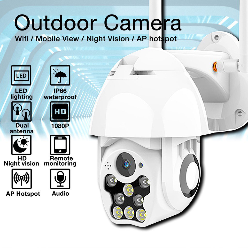 outdoor light cctv camera