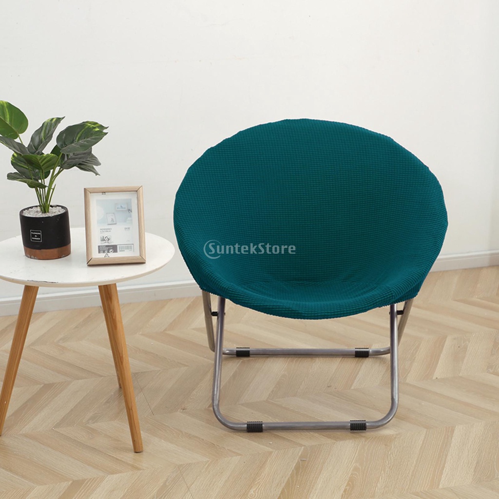 【spot good】♧♚[12] Super Soft Jacquard Fabric Saucer Chair Slipcover