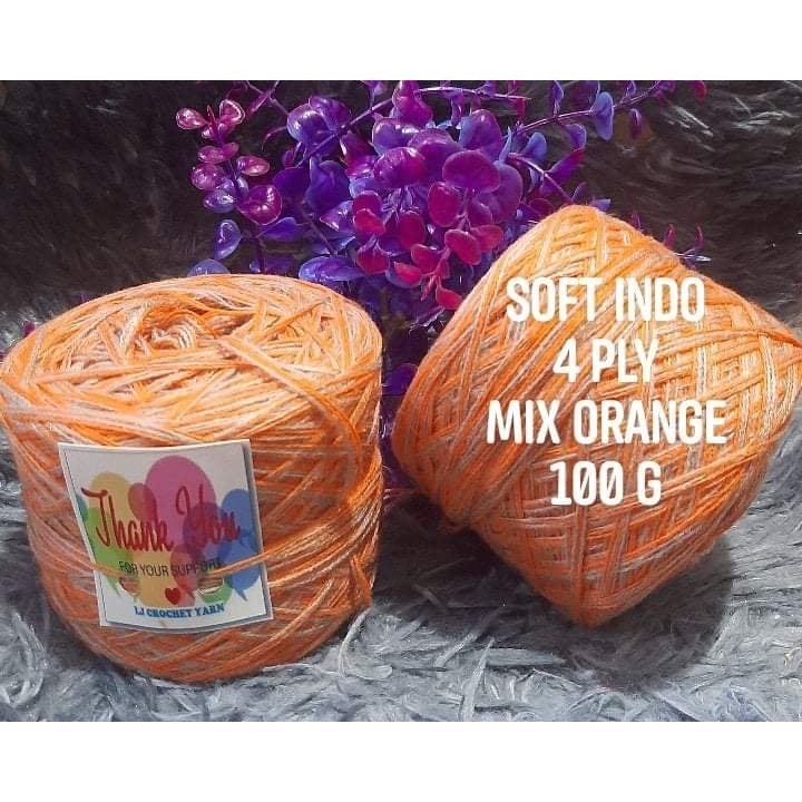 LJ CROCHET YARN | NEW STOCK/NEW PRICE SOFT INDO MIX rewinded cakes (buy ...