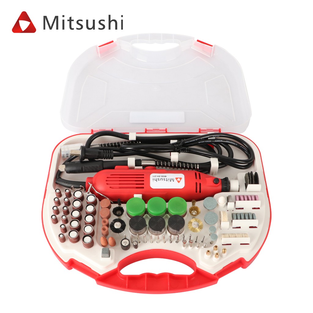 Mitsushi MDKJ211 Mini Electric Die Grinder Set Accessories Milling Polishing,Engraving and