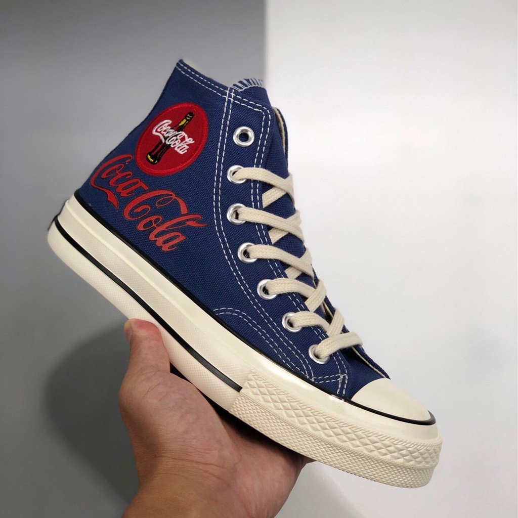 Coca cola converse clearance blue