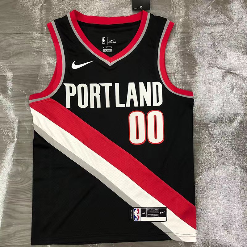 2021 22 Nba Basketball Men s Jersey Portland Trail Blazers 00 Carmelo Anthony Jerseys Black Shopee Philippines