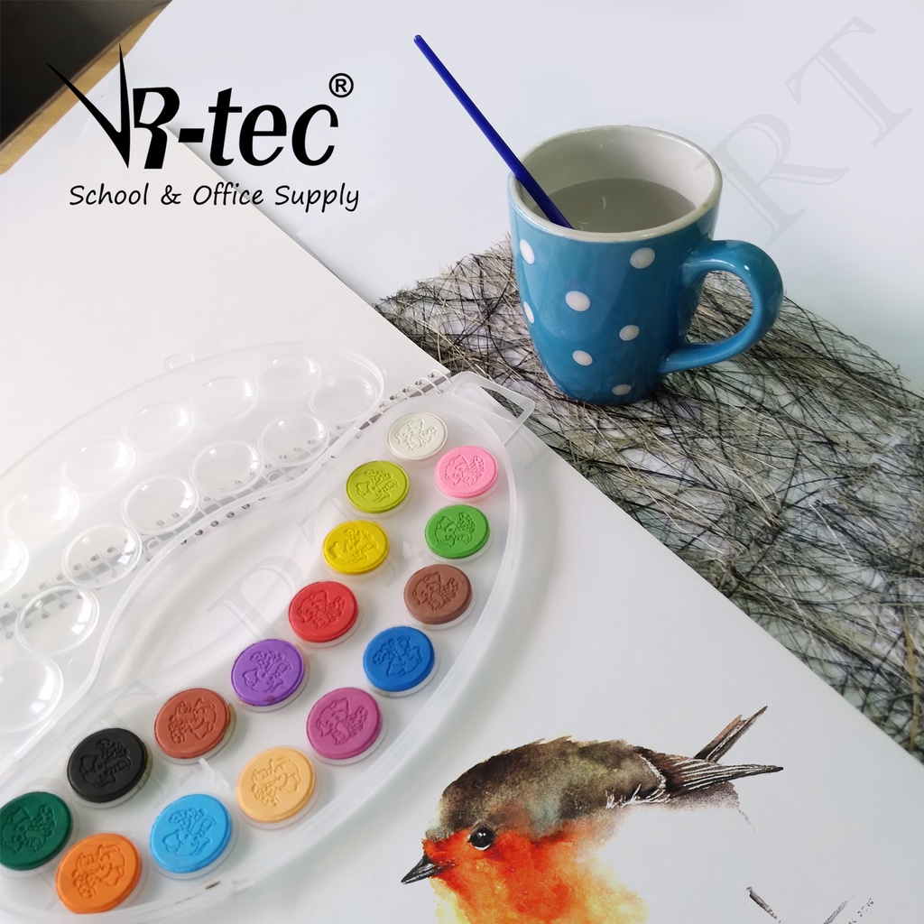 Rtec 8/12/16 Solid Watercolor Paint Gift Set With Water Brush Art ...
