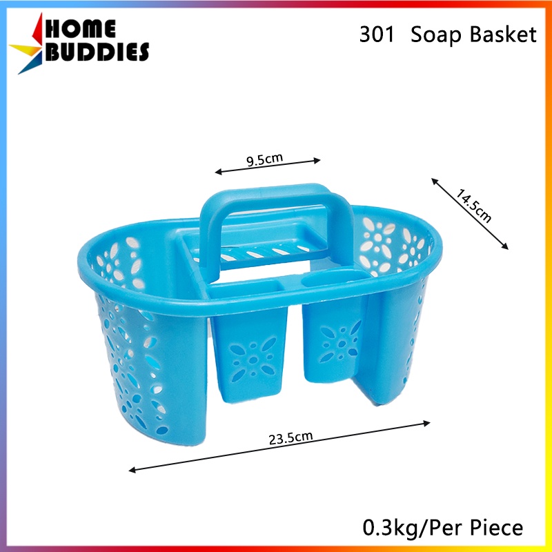 5pcs Plastic Soap Basket Soap Holder Basket Organizer Toilet Tray Soap