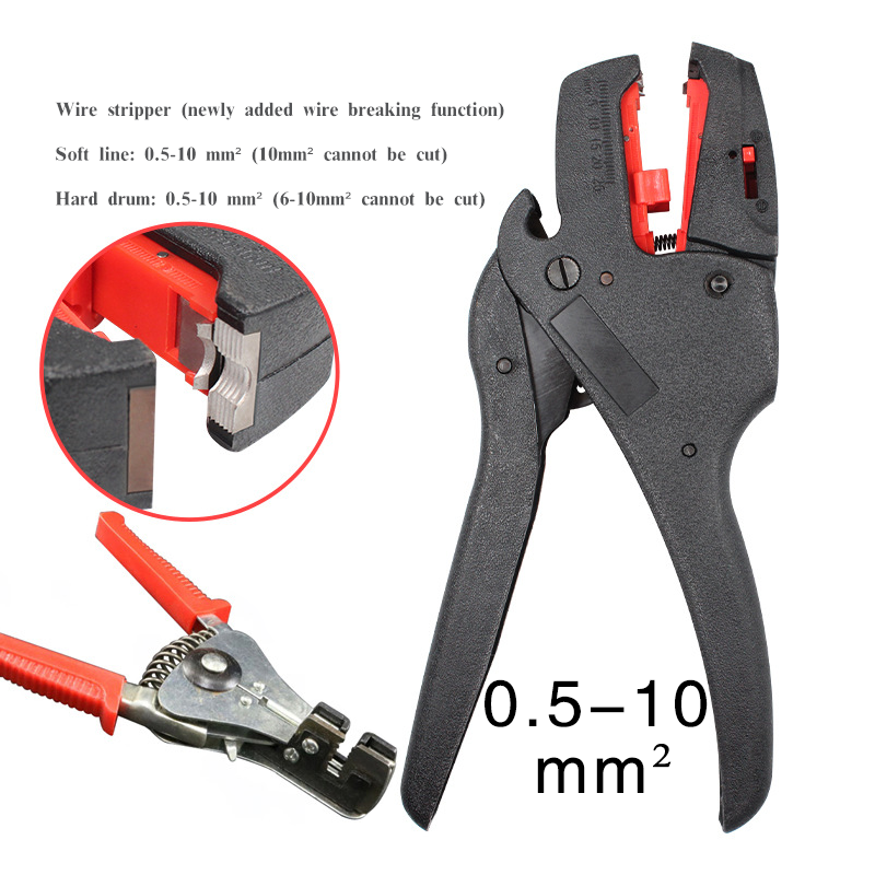 Self-Adjusting Insulation Wire Stripper Stripping Range 0.5-10mm2 Good ...